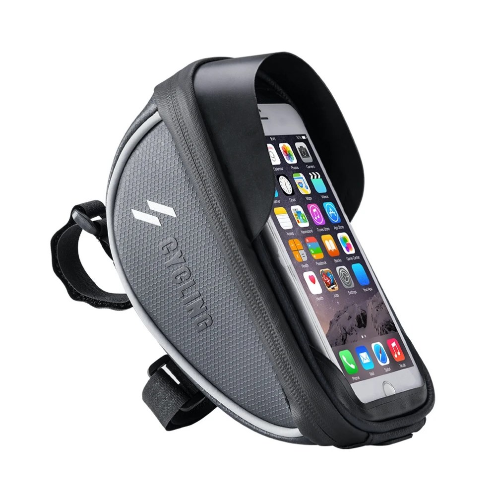Bike phone bag with touchscreen and sun visor 0.5L