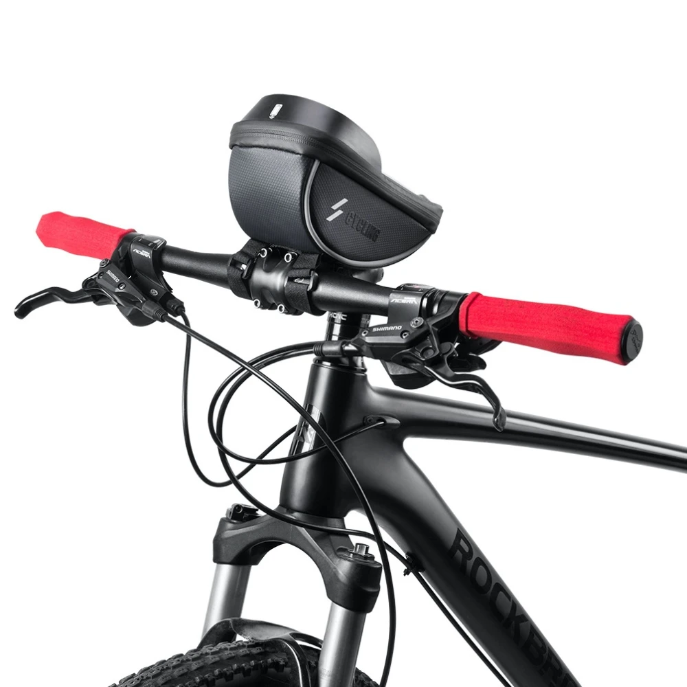 Bike phone bag with touchscreen and sun visor 0.5L