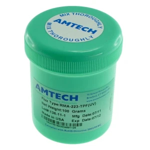 100cc Amtech RMA-223-TPF(UV) Solder Flux for electronics soldering