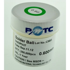 0.4mm Leaded Solder Balls Jar, 250,000 pcs for Professional Soldering