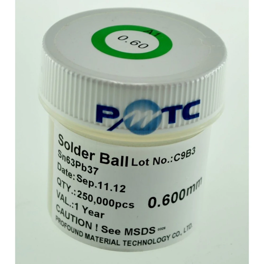 Leaded solder balls 0.76mm 250,000 pcs for soldering