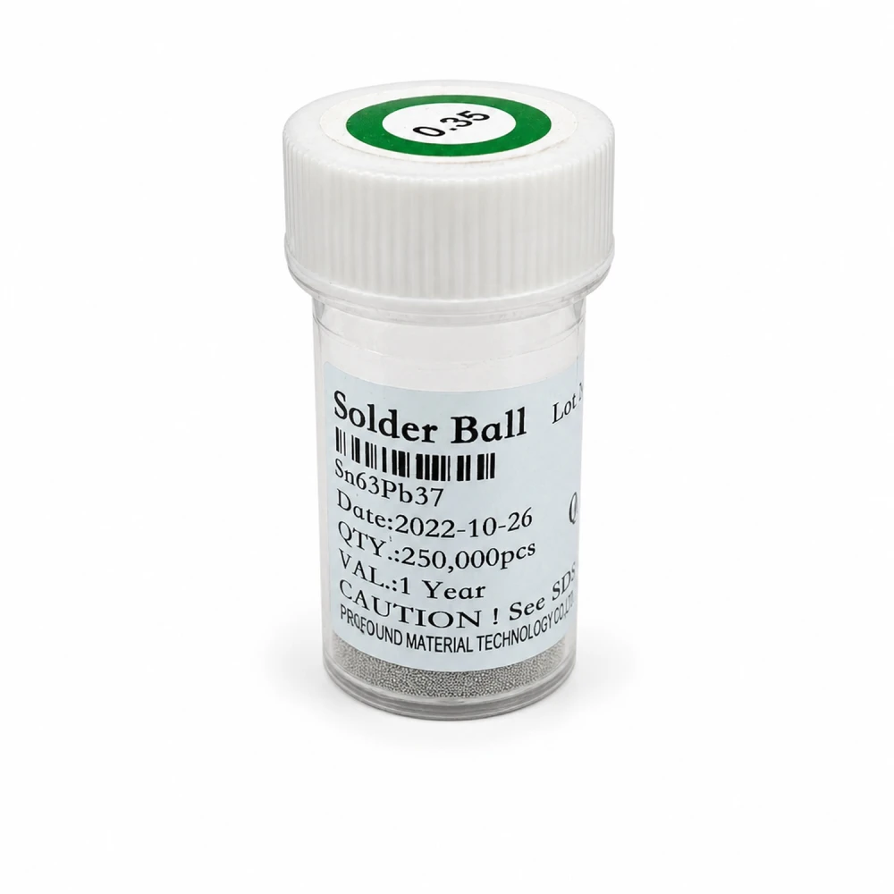 Leaded solder balls 0,35mm 250,000 units for BGA reballing