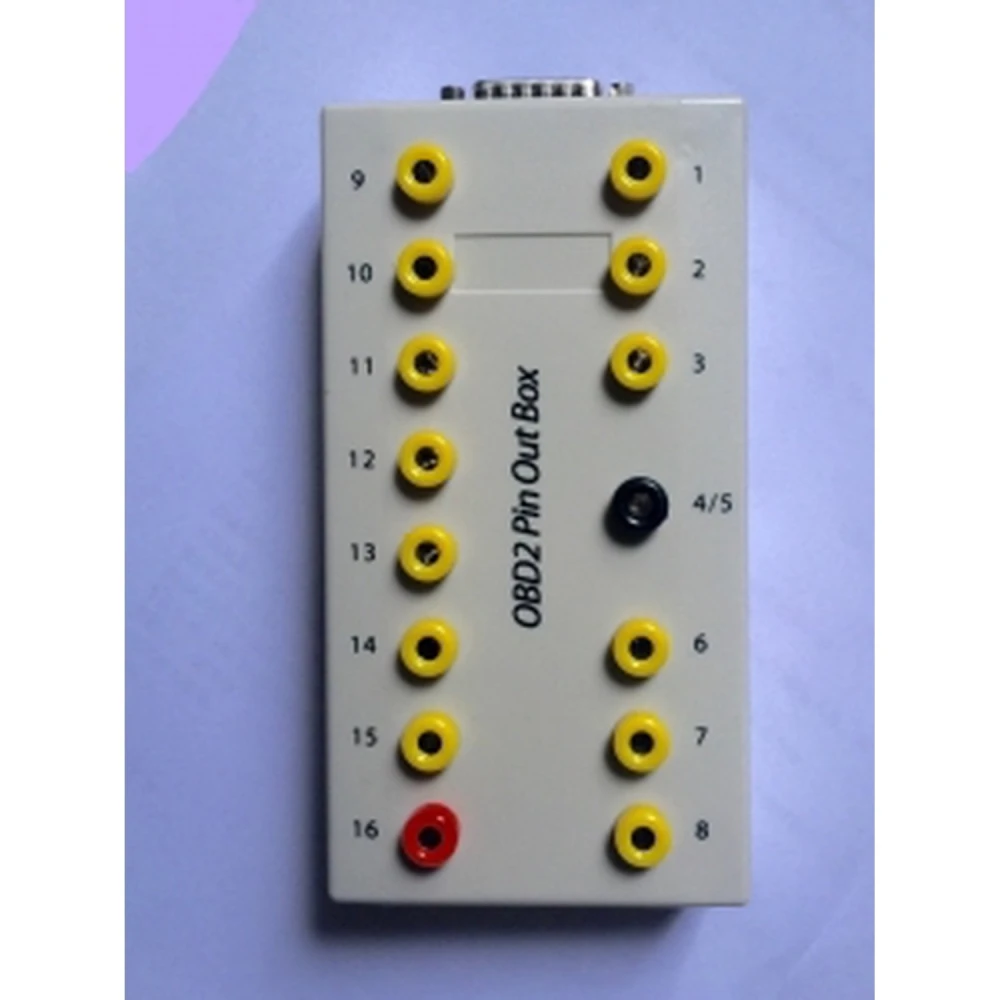 OBD2 Breakout Box Tester for diagnostics and OBD2 pinout testing