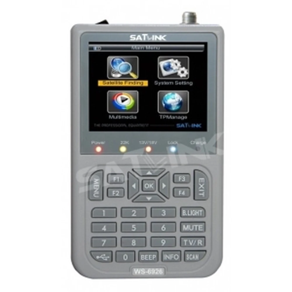 Professional Satlink WS-6926 HD DVB-S and DVB-S2 Satellite Finder for satellite TV