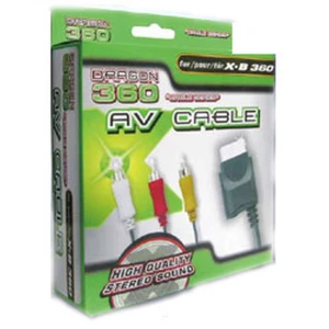 Compatible AV cable for Xbox 360 with high-quality audio and video