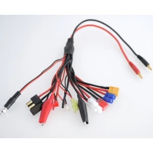 12-in-1 multi charger cable for RC Lipo batteries Amass