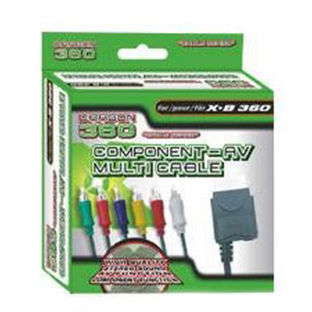 Xbox 360 Multi AV Component Cable - Superior Video Quality
