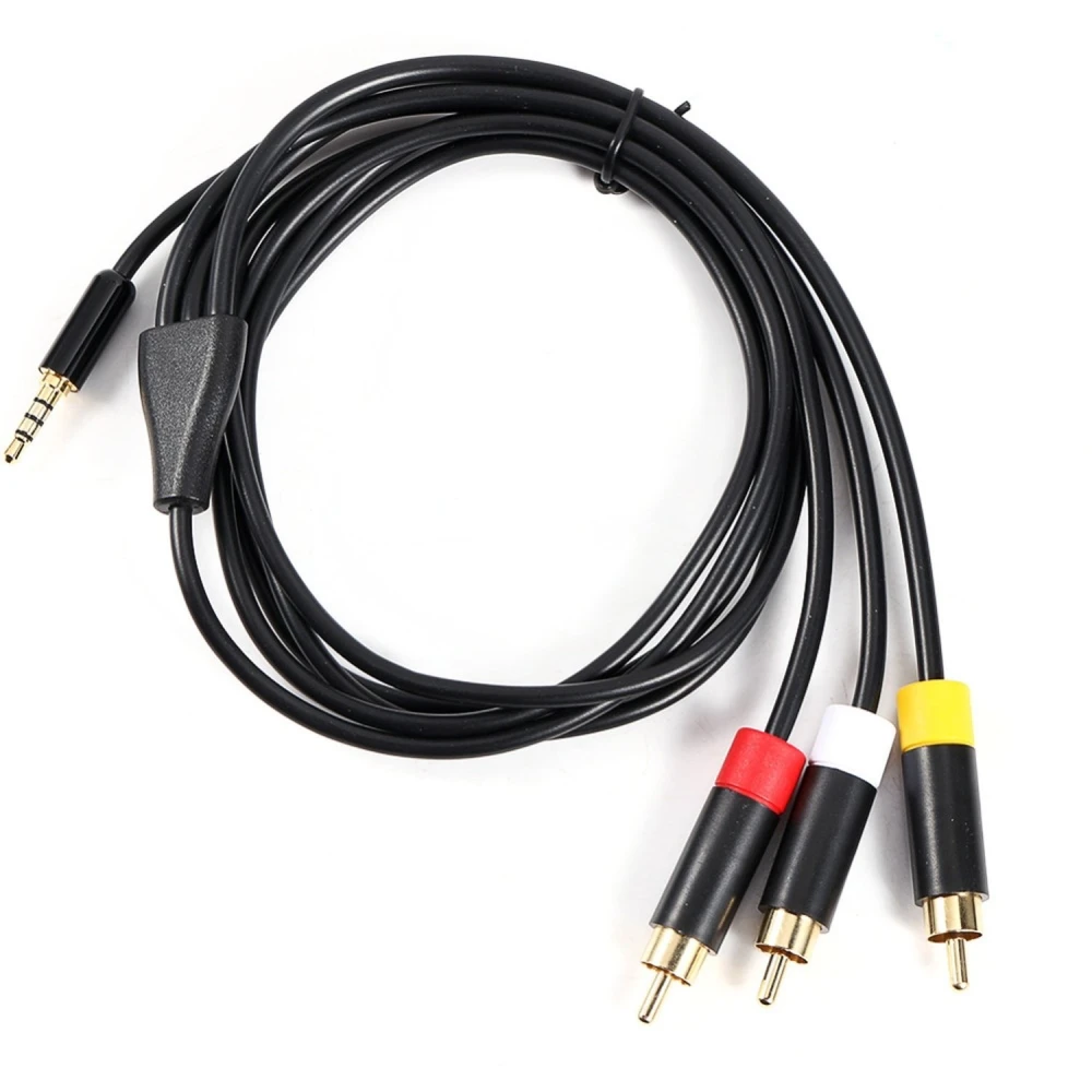 3.5mm to AV Audio Video Cable for Camcorders and DVD