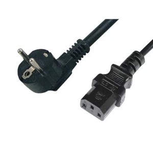 10m PC Power Cable with Schuko to IEC Connectors for Office and Home