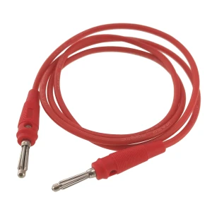 Amass red silicone 4mm male to male banana test lead 14AWG