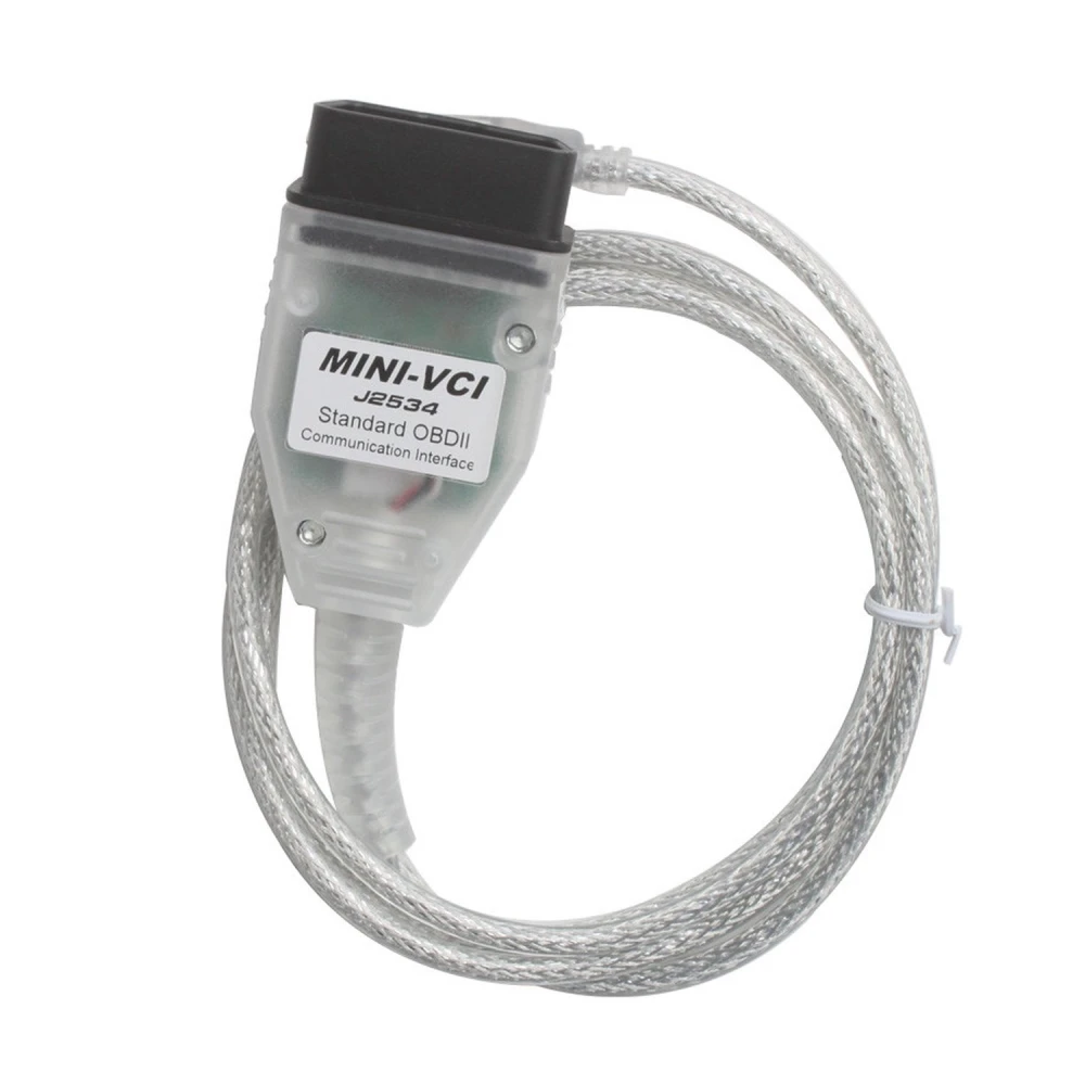 Mini VCI Toyota diagnostic cable compatible with OEM TIS software