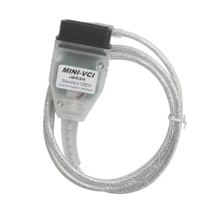 Mini VCI Toyota diagnostic cable compatible with OEM TIS software