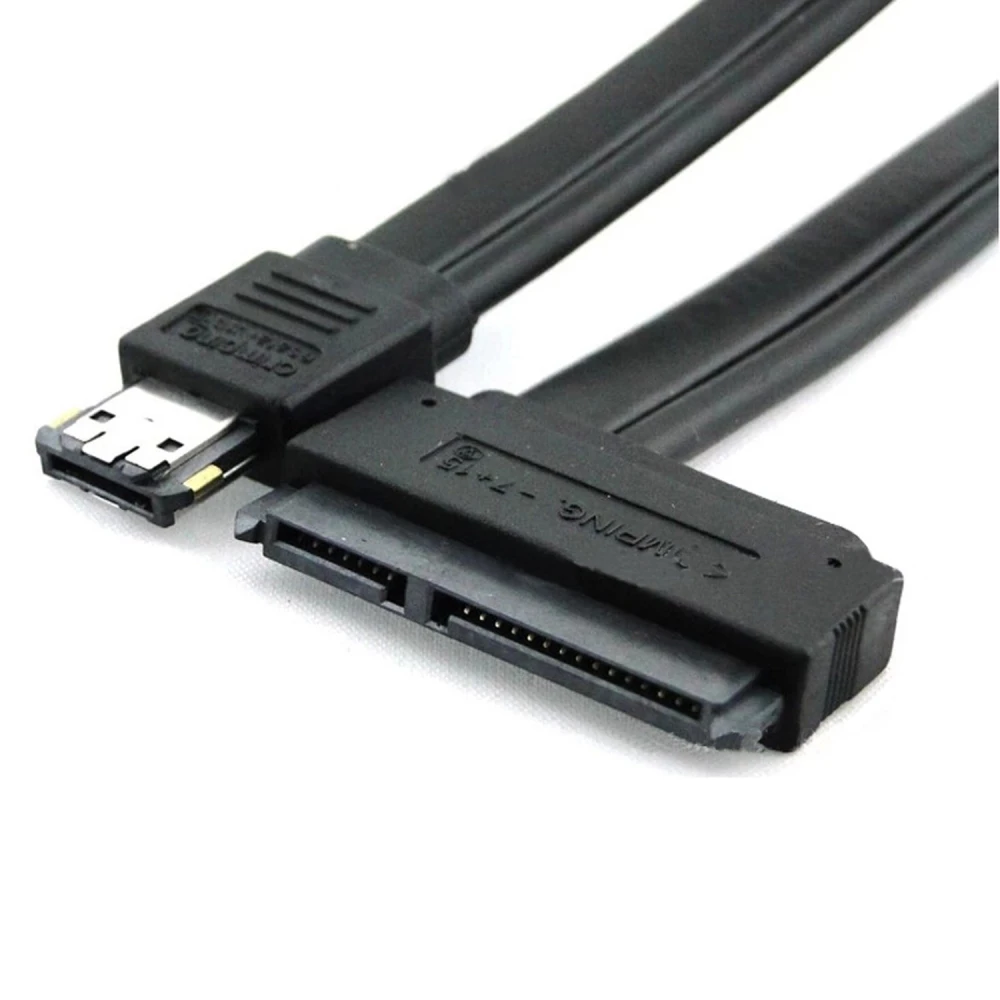 eSATA to SATA 22 Pin Cable with 22-pin eSATA+USB combo connector