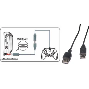 Xbox 360 controller extension cable to extend your controller connection