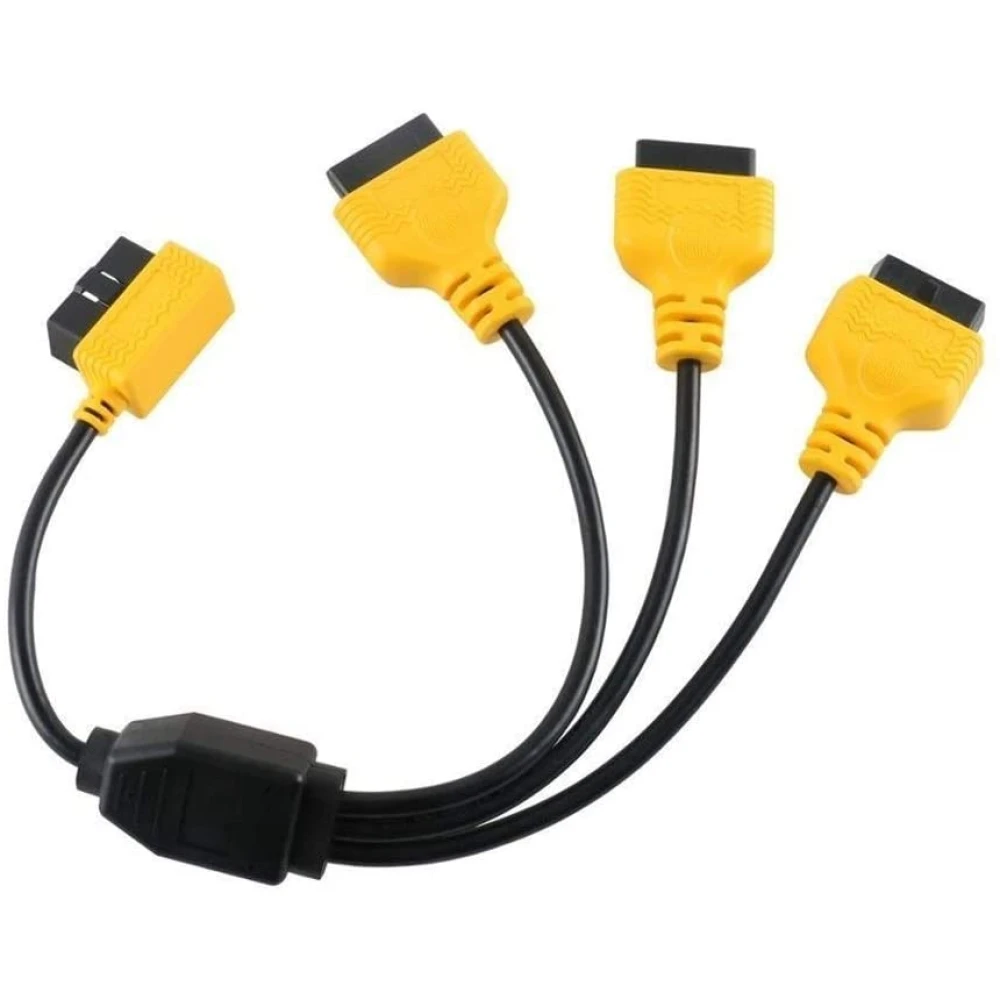 Autool OBD2 1 to 3 Extension Cable 50cm - Car Splitter Adapter
