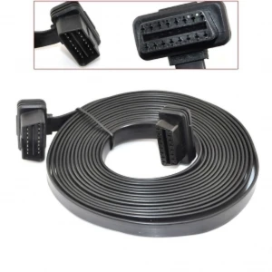 OBD2 5m male to female extension cable with 16-pin connector for diagnostics