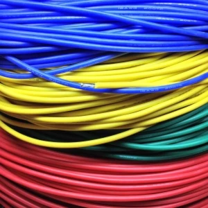 16AWG red silicone flexible cable, rated to 200ºC and 3kV for electrical testing
