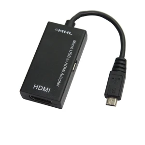 satkit MHL microUSB to HDMI Cable for connecting a phone to TV with HD audio and video
