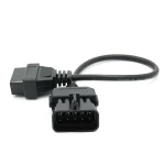Opel Compatible OBD1 to OBD2 Cable - 10Pin to 16Pin Diagnostic Adapter