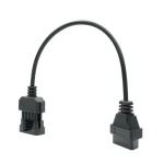 Conector OBD2 de 16 pines y conector OBD1 de 10 pines para diagnóstico de vehículos Opel