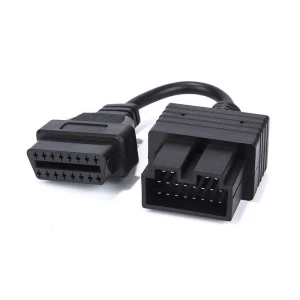 Kia OBD1 to OBD2 Cable: 20Pin to 16Pin Diagnostic Adapter compatible with KIA