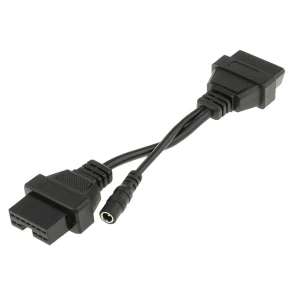 OBD1 to OBD2 Cable for Mitsubishi and Hyundai - 12Pin to 16Pin Diagnostic Adapter