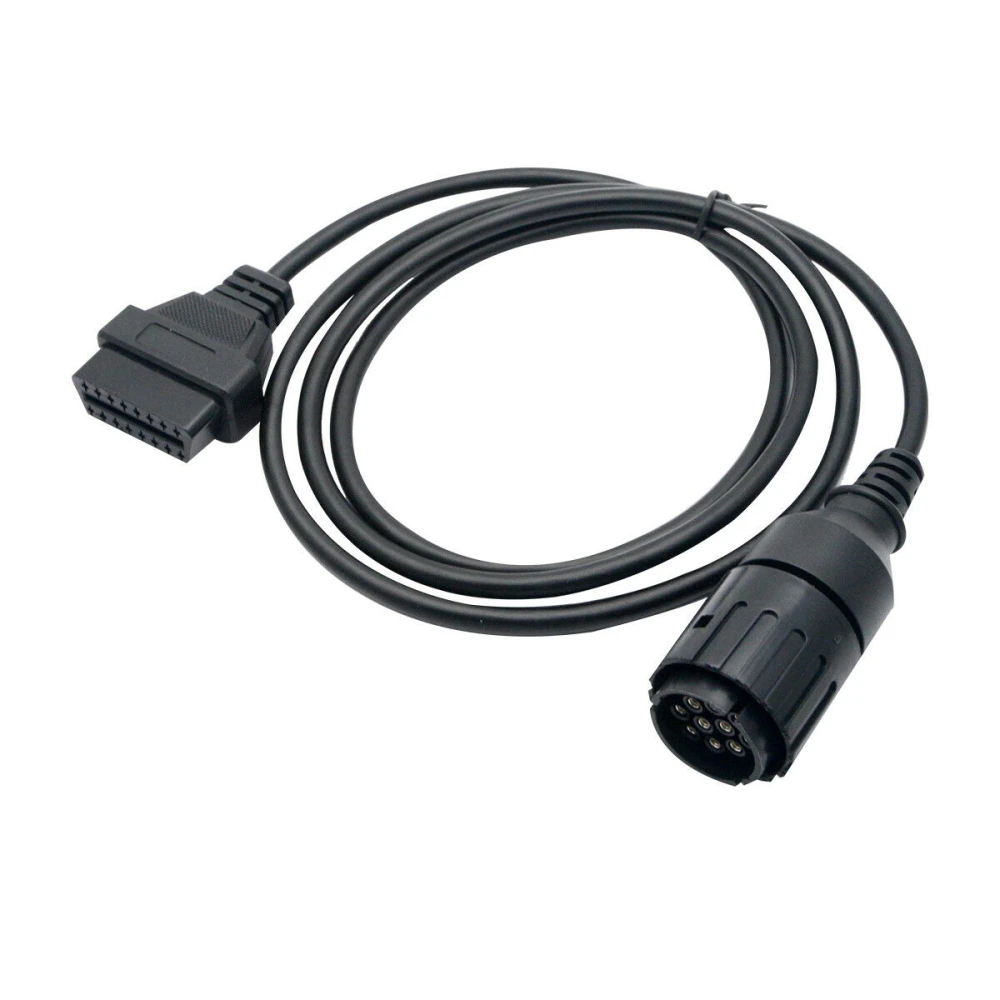 BMW Motorcycle 10 pin to 16 pin OBD2 Cable - Quality ICOM ISPA Diagnostics