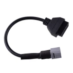 Suzuki motorcycle 6 pin to 16 pin OBD2 cable adapter