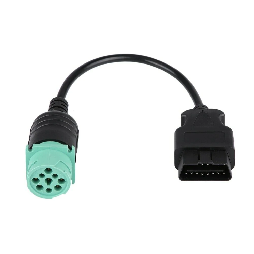 OBD2 9 Pin to 16 Pin Cable for Cummins Truck - Professional Diagnostic Adapter