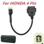 Honda Motorcycle OBD2 to 4 Pin Cable - High-Quality Diagnostic Adapter