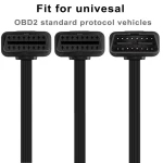 Cable OBD2 Divisor Adaptador De Extensión 16 Pines satkit detalle de conectores
