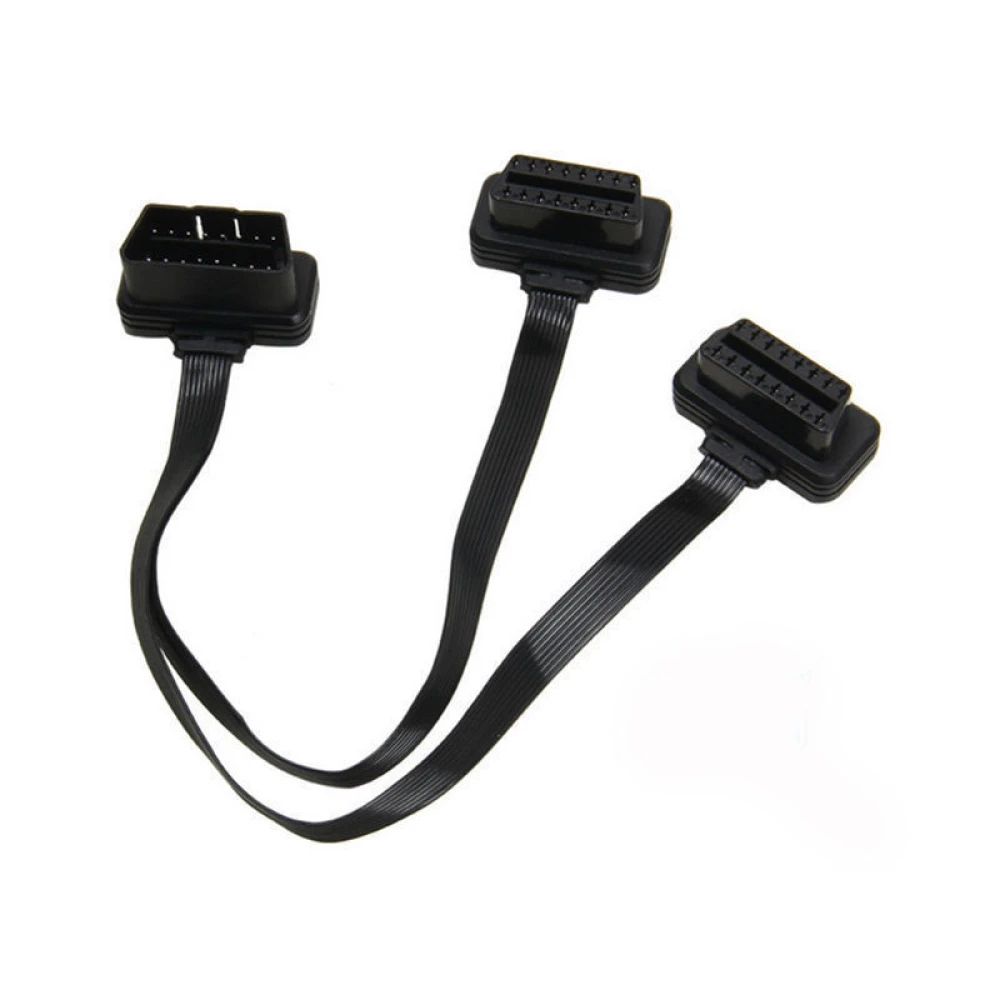 Cable OBD2 Divisor Adaptador De Extensión 16 Pines satkit empaquetado y listo para envío