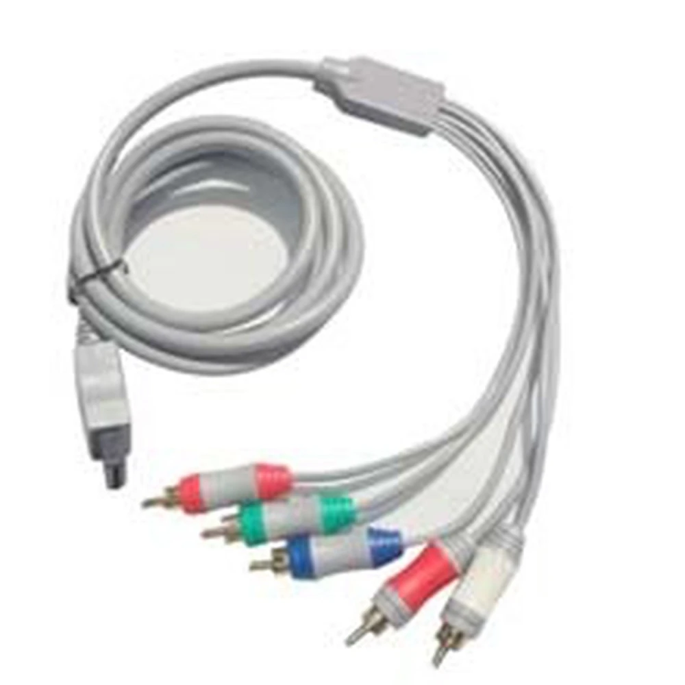 Wii Component Cable for high-quality video and stereo audio connection