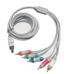 Wii Component Cable for high-quality video and stereo audio connection