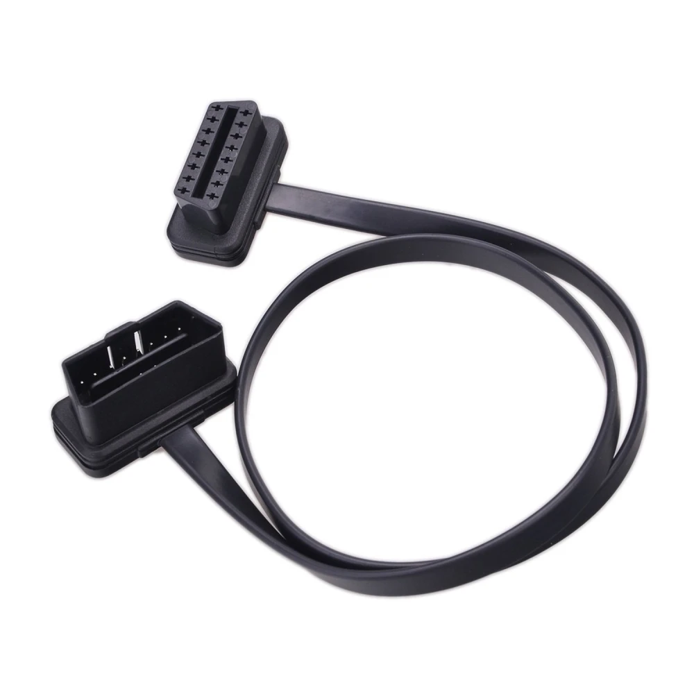 60cm OBD2 Extension Cable with 90 Degree Angle for Easy Connection