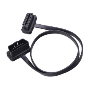 60cm OBD2 Extension Cable with 90 Degree Angle for Easy Connection