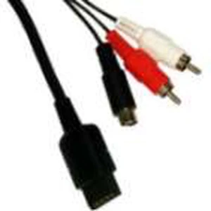 satkit PS2 PS3 S-Video Cable with Audio and Video Output for PlayStation 2 and 3