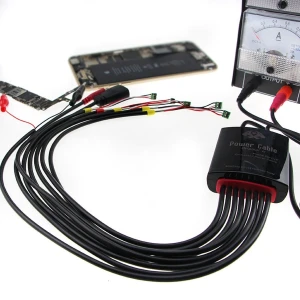 Special power cable with battery connectors for iPhone 7, 6S and Samsung