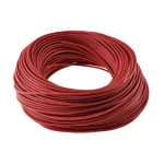 14AWG red silicone cable 200°C flexible up to 600V