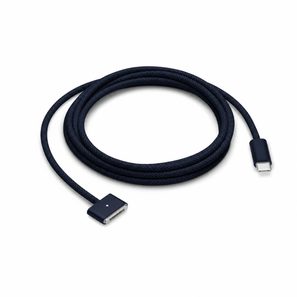 USB-C to MagSafe 3 140W Cable for MacBook Pro and Air - 2 m Braided, Midnight