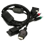 PS3 Wii VGA Cable for Connecting Console to Monitor with RCA Audio
