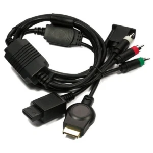 PS3 Wii VGA Cable for Connecting Console to Monitor with RCA Audio