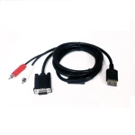 Sega Dreamcast VGA Cable with Audio for TV and Monitor
