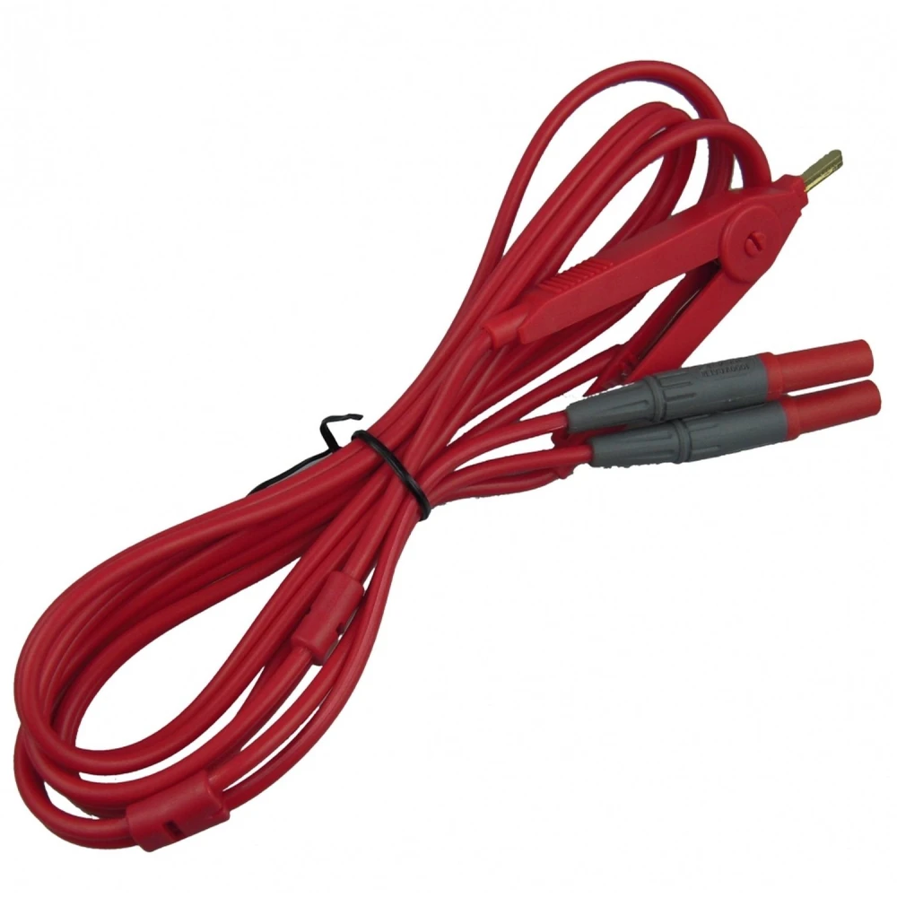 Amass large clip multimeter leads for accurate, reliable measurements