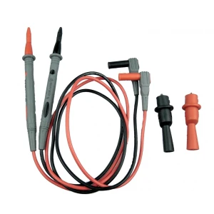 Amass crocodile clip multimeter leads for safe, accurate measurements