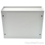 Caja de Plástico para proyectos 170x130x60mm en uso con componentes electrónicos