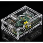 Transparent Acrylic Case for Raspberry Pi, compatible with Models A and B