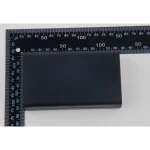 124x70x28mm plastic project box with airtight, sturdy closure