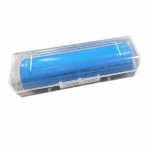 1× 18650 Battery Case Transparent Dustproof Plastic Individual Protection