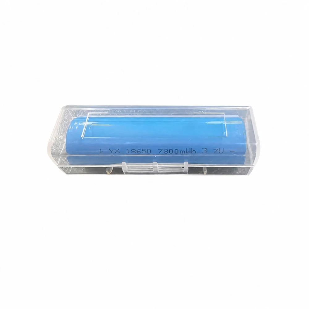 1× 18650 Battery Case Transparent Dustproof Plastic Individual Protection